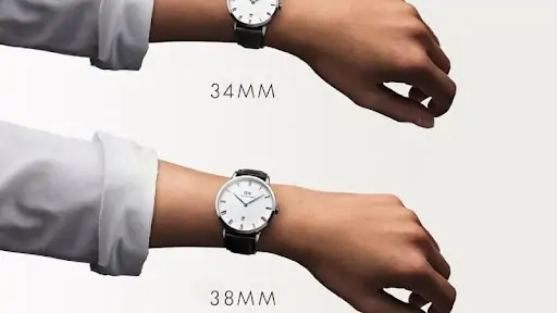 Đa dạng kích thước mặt đồng hồ cho bạn lựa chọn